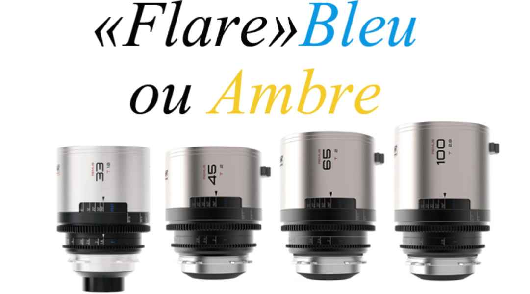 Kit de 4 Objectifs anamorphique BLAZAR Remus ( 33,45,65 et 100mm) bleu/ambre