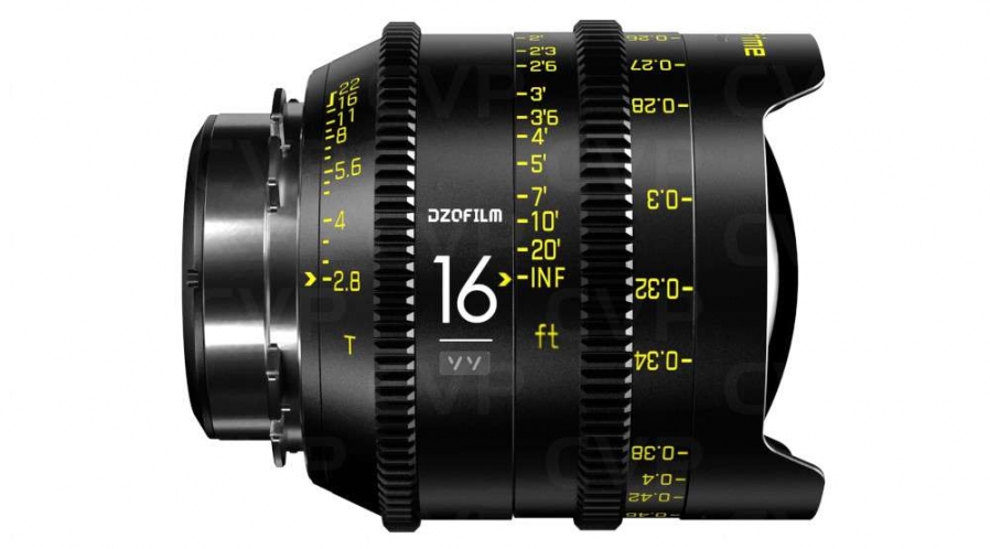 Objectif 16mm Full frame ciné Vespid T2.8 DZOfilm ( EF ou PL )