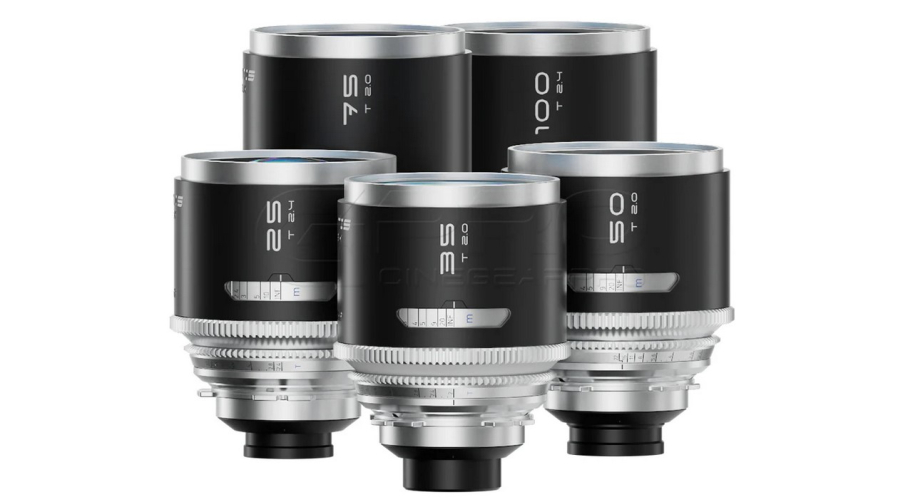 MANTIS Kit de 5 Objectifs Anamorphiques  1.33X (25-35-50-75 ET 100mm) monture  EF