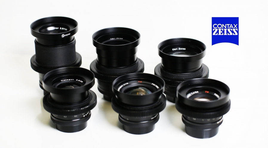 ZEISS CONTAX pour EF, Kit de 6 (de 18mm à 135mm)